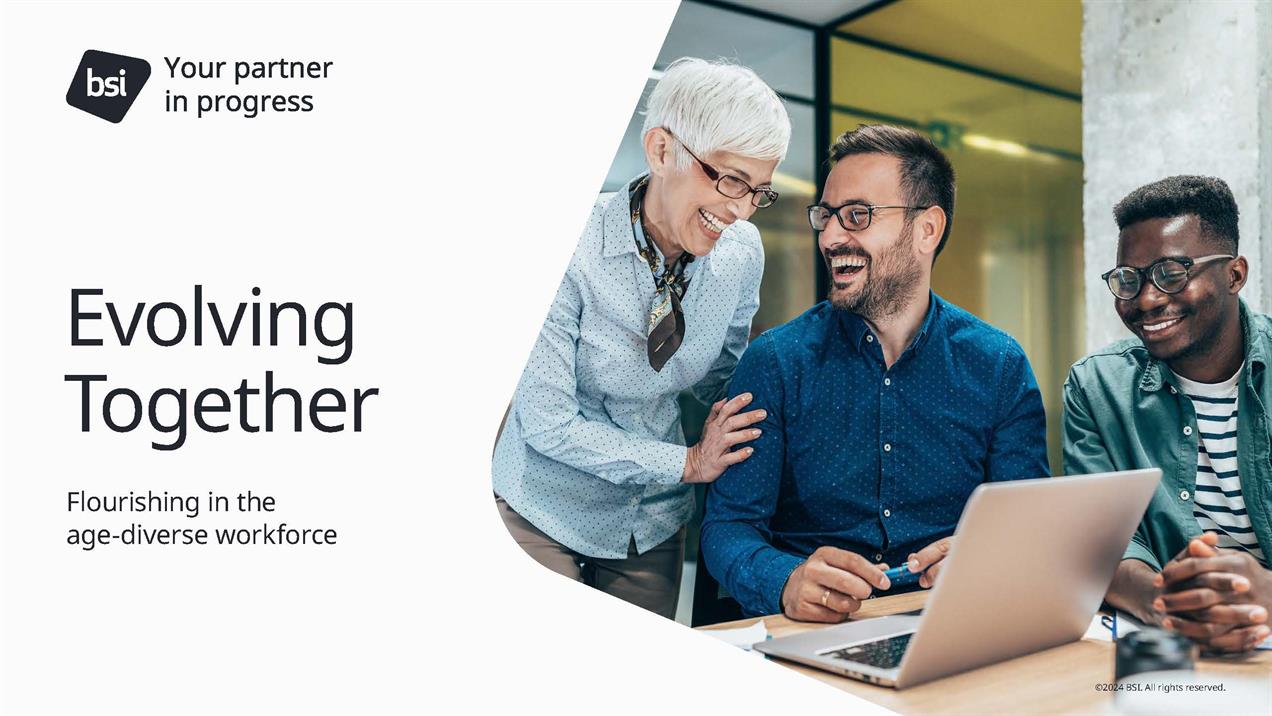 Image showing age diverse colleagues laughing