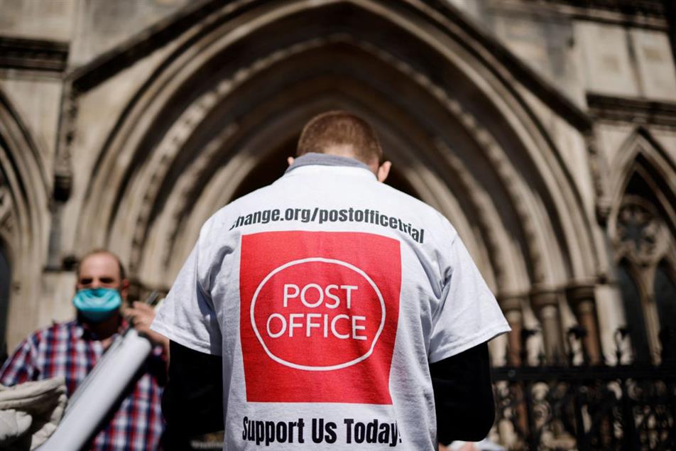 Person wearing a Post Office trial t-shirt