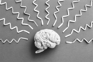 illustration of human brain