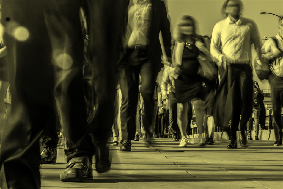 Group of people walking