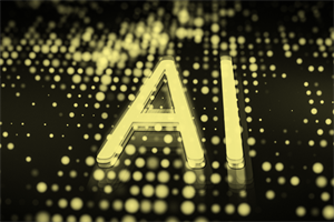 AI in light up letters