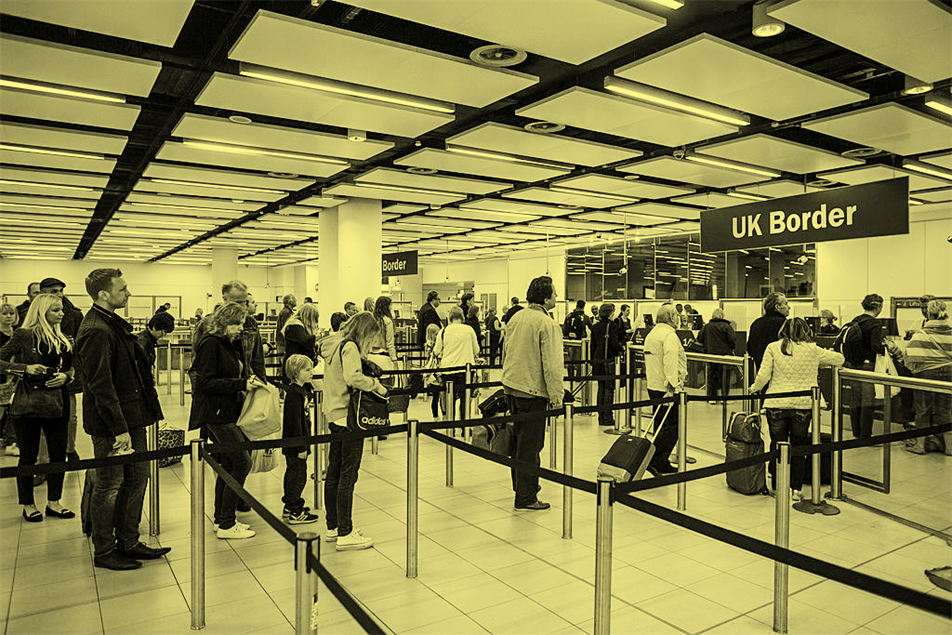 UK Border queue
