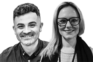 Glenn Mason and Sarah Carter