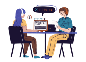 People sitting in a group