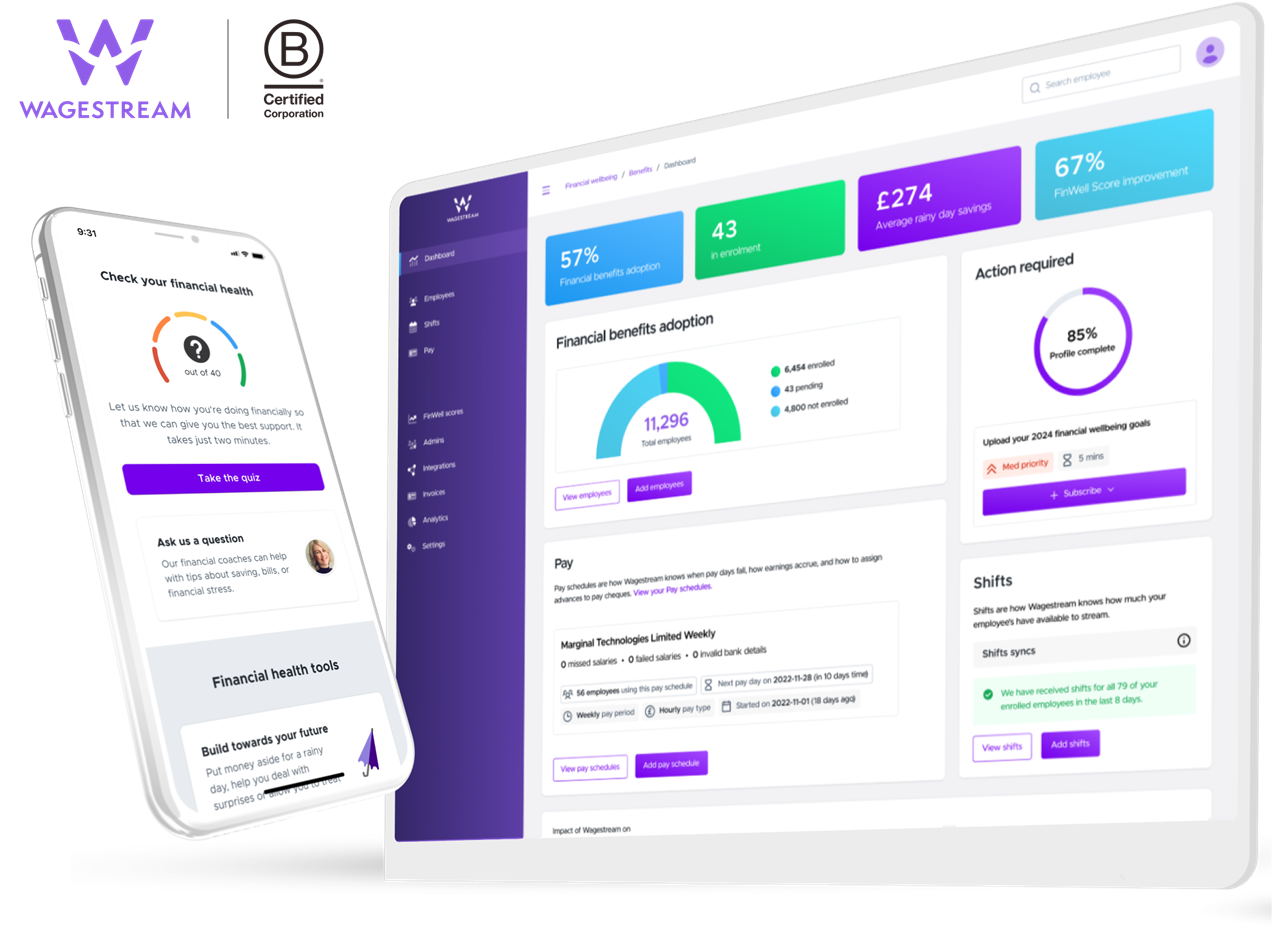 Graphic showing screenshot of software